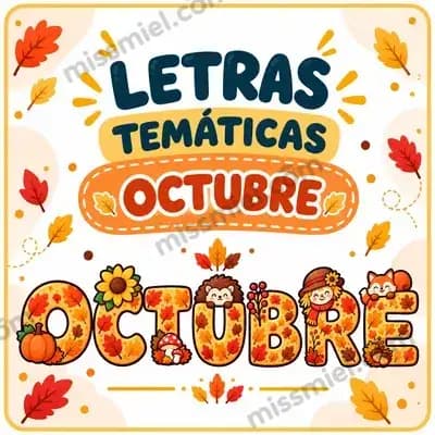 Letras temáticas: Octubre